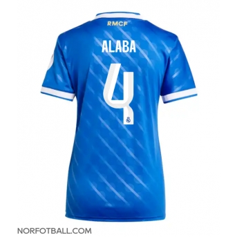 Billige Fotballdrakt Real Madrid David Alaba #4 Replika Tredjedrakt Dame 2025-26 Kortermet